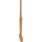 Ekena Millwork Kennewick Rough Sawn Timber Gable Bracket, Western Red Cedar, 96"W x 56"H x 2"D x 6"F, 14/12 Pitch GBW096X56X0206KEN00RWR - alternate 4